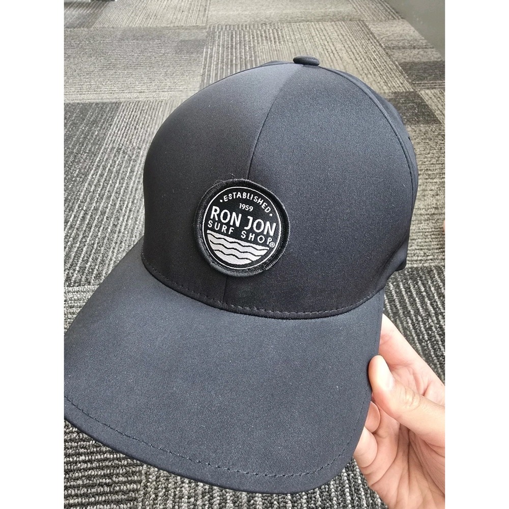 Ron Jon Surfboards Hat - Surf Shop FlexFit Beach Vibes Black S/M - Picture 5 of 6